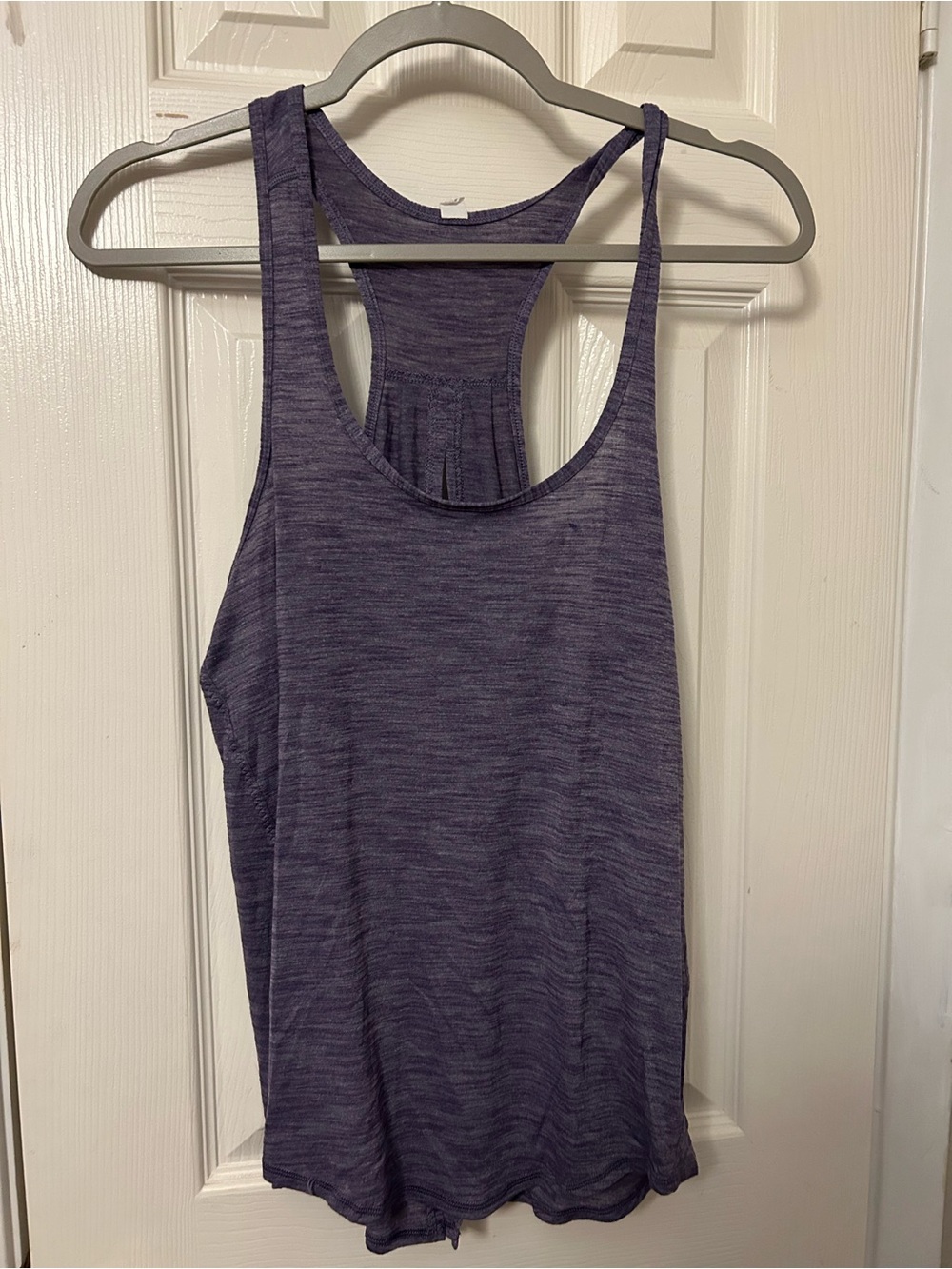 lululemon athletica Heathered Purple Racerback Tank